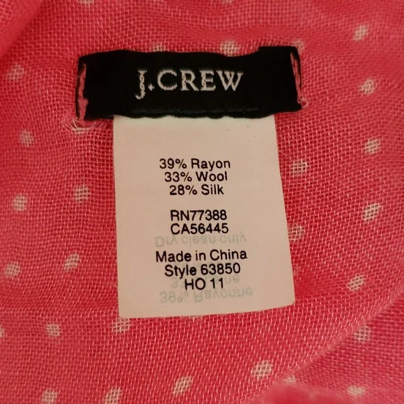 SOLD - Silk wool blend wrap by J Crew - Picture 5 of 5